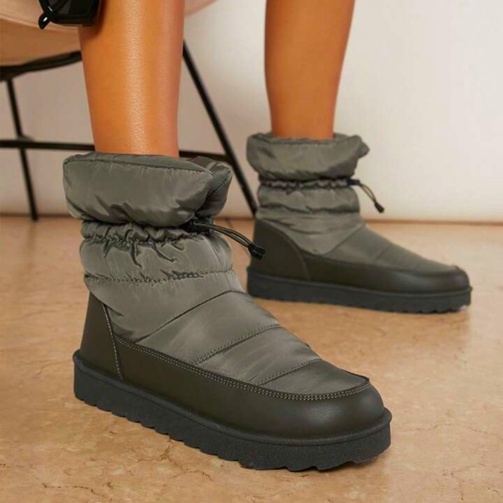 Women’s Green Olive Winter Snow/Rain Boots